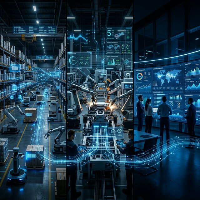 Industrias que atendemos: logística, manufactura y tecnología